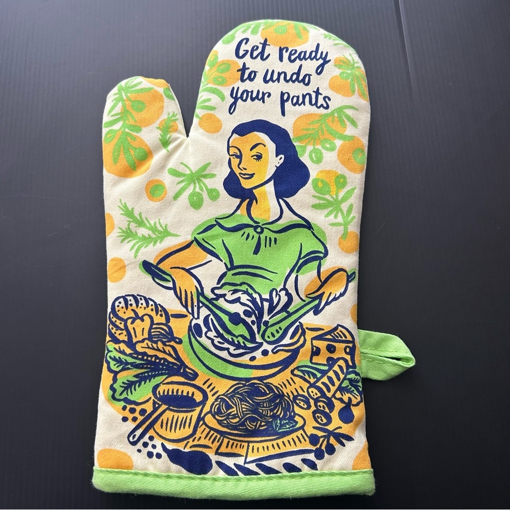 Blue Q Funny Oven Mitt